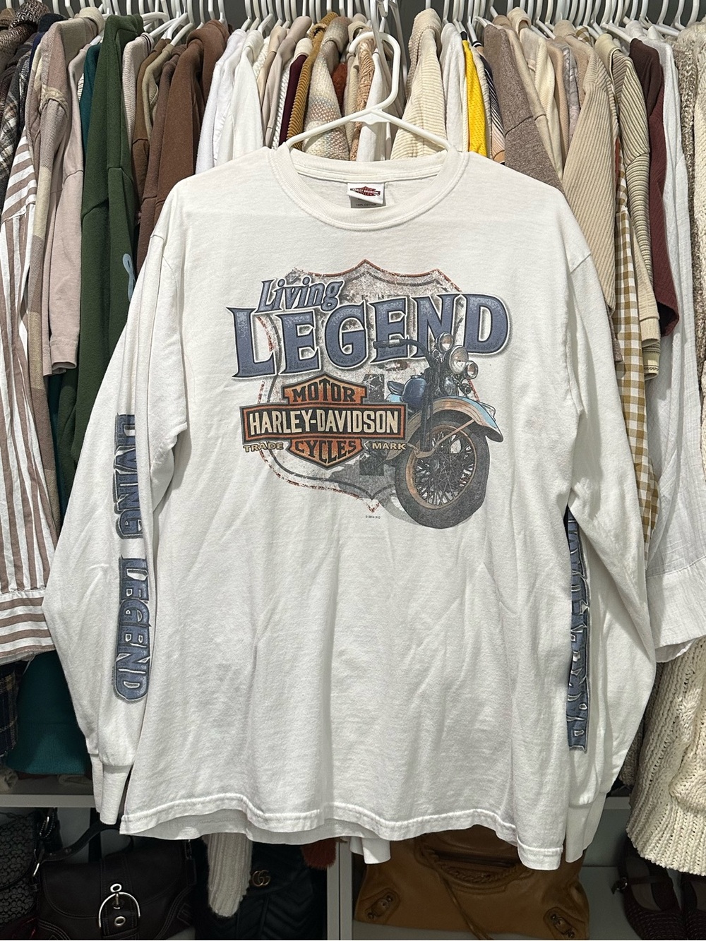 Vintage Harley Davidson Long Sleeve T-Shirt
